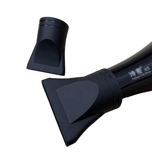 VANTOBEST Plastic Hair Dryer Nozzle Set, 2Pcs, Black, Lightweight, Portable, High Temperature, Deformation, Drying Hair Smoothly