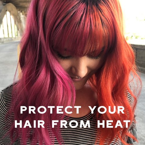 KERACOLOR Blowout Smoothing Cream for Hair - Color Preserving Heat Protectant for Hair - Reduces Dry Time - Smoothes Frizz & Adds Shine, 6 fl oz