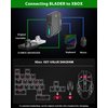 AIMZENIX Game Controller Emulator for Xbox Series/Xbox One/Xbox 360/PS4/PS3/Nintendo Switch, Keyboard and Mouse Adapter for FPS/TPS/STG/RTS Games