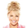 Natural Tone Hair Wrap Color HT10 Med Brown - Christie Brinkley 6" Overall Length Heat Friendly Textured Hairpiece Fun Bun Chignon