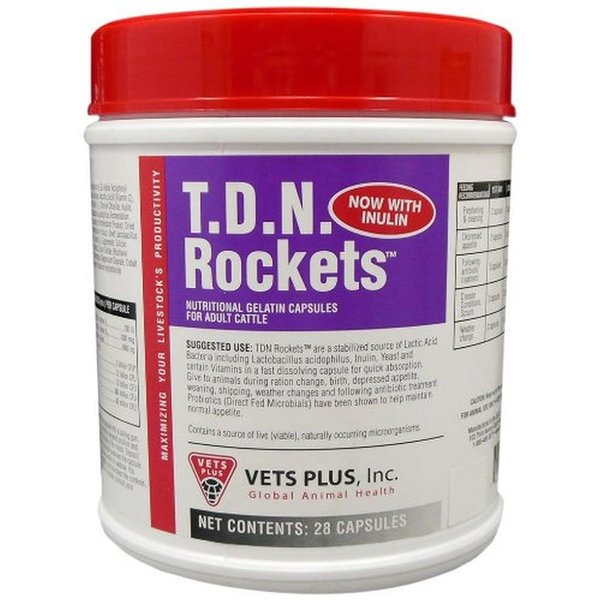 Vets Plus 28-Pack T.D.N. Rockets Horse Supplement