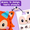 EZCRA 8-in-1 Easy to Do Animal Sewing Projects for Kids - Kids Craft Kits - No Mess Sewing Kit for Kids Age 4,5,6,7,8 - Includes Stickers, Tools with Full Instruction