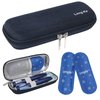 Insulin Cooler Travel Case, Diabetic Insulin Pen Carrying Case Portable Insulin Cooling Bag Organizer for Diabetic Supplies with 2 Ice Pack