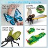 KAZI Bugs Building Toy Set,Insect Collection Building Blocks with Life-Like Blue Butterfly,Beetle and Cicada Toys,Fun Gift for Nature Lovers,STEM Toys for Kids Ages 8 9 10 11 12 Plus