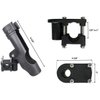 Pactrade Marine Boat Pontoon Mount Adjustable Fishing Rod Holder 1 1/4' Square 7/8'' - 1'' Round Rail Tube 180 Degree