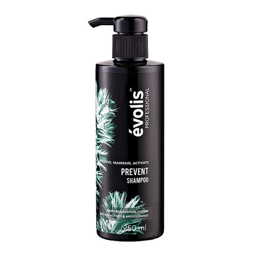 évolis Prevent Anti-Aging Shampoo | Natural Anti Hair Loss Shampoo for Men and Women | Ideal for Sensitive, Dry Scalp and Oily Hair | Preventative Hair Loss Treatment (8.5 fl oz)