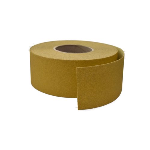 Gritly - PSA Gold Longboard Sandpaper Roll 25 Yard Long, 2-3/4" Wide - Adhesive Backed Sandpaper Roll for Woodworking, Automotive, Hand Sanding Blocks (80 Grit)