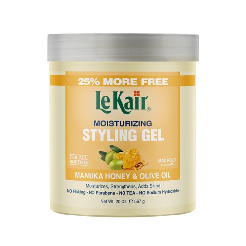 LeKair Manuka Honey & Olive Oil Moisturizing Styling Gel
