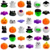 Waybla 36 PCS Halloween Squishies Toys Kawaii Cute Mochi Squishy Stress Reliever Anxiety Toys Halloween Toys for Halloween Party Favors Halloween Treat Goody Bag Filler Gifts