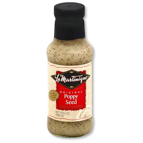 La Martinique Original Poppy Seed Dressing 10 Ounce Bottle (Pack of 1)