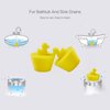 XXLDZSW Yellow Duck Bath Tub Stopper Set - 2 Pack Universal Silicone Bath Plug Drain Covers for Bathroom Sink and Bathtub - Cute and Practical Bathtub Drain Stopper and Floor Drain Cover Combo