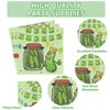 96 Pcs Funny Pickle Party Supplies Cartoon Pickle Party Plate and Napkin 350GSM Disposable Pickle Tableware Set Pickle Party Decorations Favors for Funny Pickle Fans Kids Baby Shower Party Serves 24
