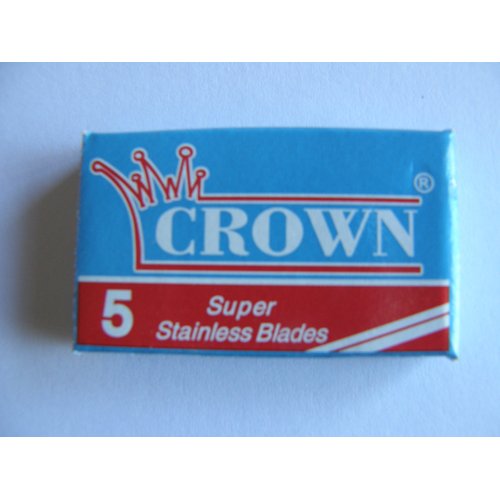 100 Crown Super Stainless Double Edge Safety Razor Blades