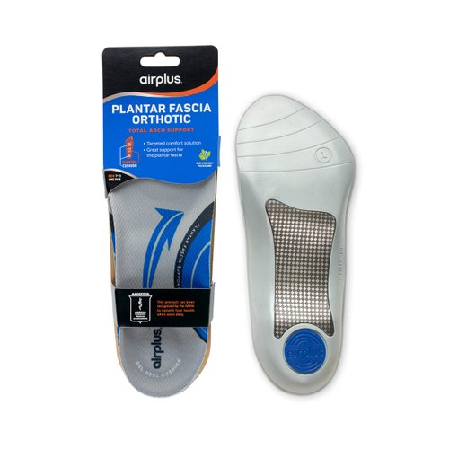 Airplus Plantar Fasciitis Orthotic Shoe Insole for Extra Cushioning and Pain Relief, Women's, Size 5-11