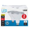 Feit Electric PAR38 LED Bulbs, 75W Equivalent, Non Dimmable, LED Flood Light Bulbs, 10 Year Life, 750 Lumens, 5000k Daylight, E26 Base, Damp Rated, 2 Pack, PAR3875/850/10KLED/2