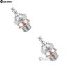 Chanmoo 2PCS 70117H Hot Engine Glow Plugs No.3 N3 N4#3#4 Spark Nitro Engine Parts Replace OS for Traxxas Losi HPI Redcat HSP Himoto RC Car Truck Buggy (N4)