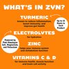 ZYN Electrolytes Powder Hydration Packets with Vitamins, Zinc & Turmeric Curcumin for Gut Health, Immune Support, Low Sugar Electrolyte Drink Mix Packets with Piperine, Strawberry Yuzu, 16 Pack