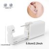 Anzero 16 Pcs Ear Piercing Kit, Disposable Ear Piercing Gun with Cubic Zirconia Stud, at Home Self Ear Piercer Kit (5MM Earrings Stud)
