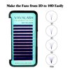 VAVALASH Colored Easy Fan Eyelash Extensions 0.07 C Curl 8-15mm Mixed Tray Blue Self Fanning Lashes 2D-10D Colorful Volume lash extensions（Blue,0.07-C-8-15 Mix）