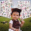 101 PCS Cow Print Farm Animals Temporary Tattoos Themed Birthday Party Decorations Favors Supplies Decor Funny Holy Cow Im One Tattoo Stickers Gifts For Boys Girls Class Prizes Carnival Cartoon