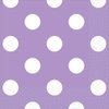 amscan Dots Disposable Beverage Napkins Tableware for Parties (16 Piece), 5 x 5, Lavender/White