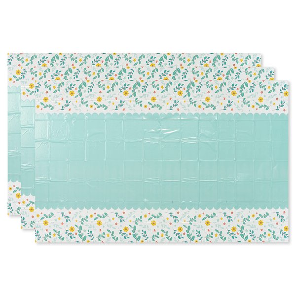 American Greetings Baby Shower Party Supplies, Plastic Table Covers (3-Count)
