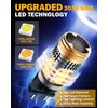 Auxbeam 2023 B21 Series 3157 Switchback LED Bulbs Built in Resistor CANBUS Error Free Anti Hyper Flash T25 3057 3457 4157 Bulbs White and Amber 600% Super Bright Turn Signal Light DRL Parking Light