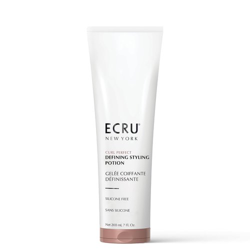 ECRU NEW YORK Curl Perfect Defining Styling Potion, Natural Curl Cream & Hair Styling Gel, Medium Hold Curl Defining Cream, Frizz Control, Defines Curly and Wavy Hair