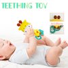 WHNKFB Baby Musical Rattles 0-6-12 Months, Baby Teething Toys with Music and Light, Infant Educational Learning Toys, Teethers for Newborn Baby Boy Girl Gifts (Giraffe)