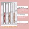 LuckNest 3PCS Peel Off Lip Liner Stain, Lip Stain Peel Off Matte Brown Lip Liner, Langanhaltender Abziehbarer Lippenfleck, Lip Liner Tattoo Highly Pigmented Lip Tint Stain