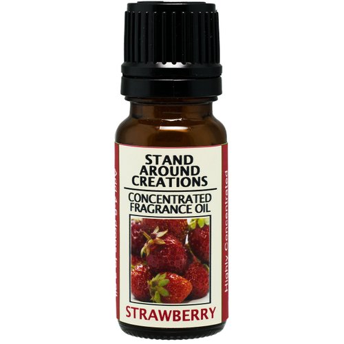 Concentrated Fragrance Oil - Scent - Strawberry: Fresh, juicy notes of vine ripe strawberries Made w/natural essential oils. (.33 fl.oz.)