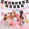 Pajama Party Decorations - Pajama Party Banner with Hanging Swirl Sleepover Party Supplies for Girls Slumber Party Favors Birthday Night Out