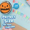 30 x Edible Cupcake Toppers Themed of Halloween Collection of Edible Cake Decorations | Uncut Edible on Wafer Sheet
