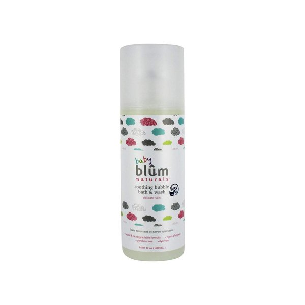 Blum Naturals Blum naturals soothing baby bubble bath & wash 14.07 fluid ounce, White, 14.07 Fl Oz