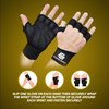 New Ventilated Weight Lifting Gloves with Built-In Wrist Wraps, Full Palm Protection & Extra Grip. Great for Pull Ups, Cross Training, Fitness, WODs & Weightlifting. Suits Men & Women, Black, Small