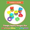 Jumbo Nuts and Bolts For Toddlers - Fine Motor Skills Rainbow Matching Game Montessori Toys For Toddlers & Toddler Games | 12 pc Occupational Therapy Educational Toys with Toy Storage + eBook