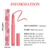 3 Colors Matt Nude Lipstick Lipliner Lip Crayons Pack Set,Velvet Moisture Smooth Matte Lipstick Pencils,Waterproof&Waterlasting,04#05#06#