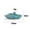 3 PCS Silicone Swimming Boat, Summer Toy, Bath Boat, Floating Shark Boats for Bathtub BPA-Free Teether Stacker Bath Toy Set for Baby Toddlers