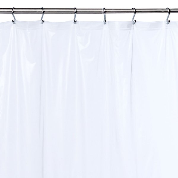 Creative Bath Products 3 Gauge Frost Clear Shower Curtain Liner