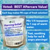Urban ReLeaf Piercing Relief Sea Salt Concentrate AFTERCARE 6 oz. Bag! Makes 90 Cups! Safely Clean, Soothe, Gently Heal Irritated & Keloid Bump Piercings. Dead Sea Salt, Tea Tree, Rosemary
