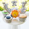 30 Pack Koala Cupcake Toppers Glitter Wild Animal Cupcake Picks Koala Birthday Cupcake Decorations Baby Shower Birthday Theme Party Cake Decorations Supplies