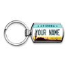 Bleu Reign Personalized License Plate Keychain Arizona (Add Custom Text)