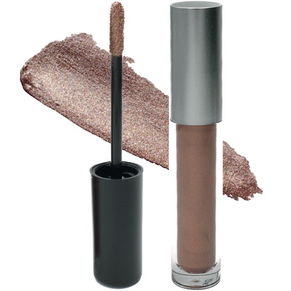 Pure Ziva Burnt Bronze Shimmering Metallic Liquid to Powder Eyeshadow & Eyeliner, No Animal Testing & Cruelty Free