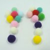 200pcs Mix Color Craft Cotton Acrylic Ball Aromatherapy Essential Oil Diffuser Fit Locket Pendant Necklace 10mm