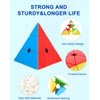 CFMOUR Speed Cube Set - Moyu Meilong 2x2x2 3x3x3 Pyramid Cube Bundle | Stickerless Magic Cubes with Smooth Turning | Brain Teaser Puzzle Toys for Kids & Adults