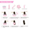Swiking Yellow Long Straight Wigs for Women Middle Part Heat Resistant Full Wigs Cosplay Party Halloween and Daily Use