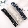 1Pc Black Hair Clips Handmade Rhinestone Barrettes Metal Hair Holders Clips and Barrettes Hair Clips for Women Girls Headwear Styling Hair Accessories