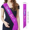 CIEHER Birthday Girl Crown and Birthday Sash Birthday Tiara Purple Crown Birthday Sashes for Women Girls Purple Birthday Decorations Birthday Gifts for Girls