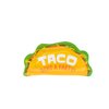 Fun Express Taco Shaped Dessert Paper Plates - Taco Tuesday and Cinco De Mayo Party Supplies - 8 Pieces