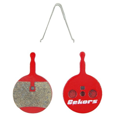 Gekors Ceramic Copper-Free Bicycle Disc Brake Pads for Avid BB5, 1 Pair with a Spring